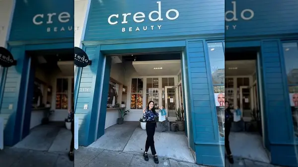 Fiona outside Credo Beauty