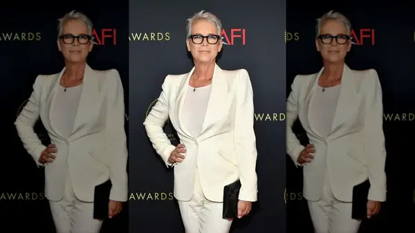 Jamie Lee Curtis on the red carpet in 2020