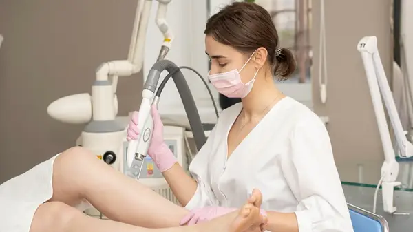 Leg laser hair removal