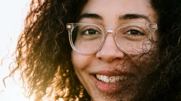 Freckles and glasses