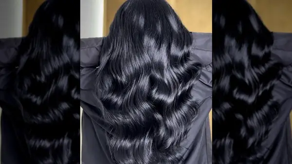 Woman with black hair