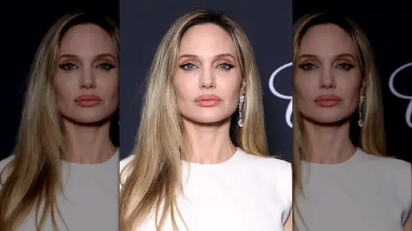 Angelina Jolie on the red carpet at the 2025 Cannes Film Festival