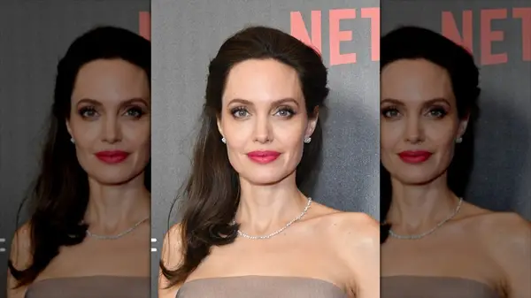 Angelina Jolie on the red carpet at the Her First They Killed My Father premiere