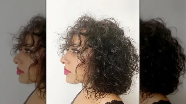 curly midi-bob