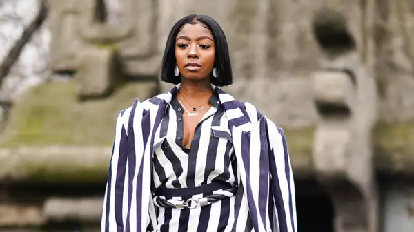 Woman with a bob haircut 