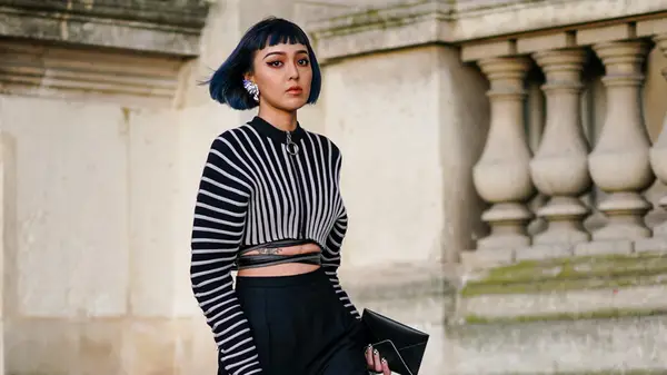 Woman with a bob haircut 