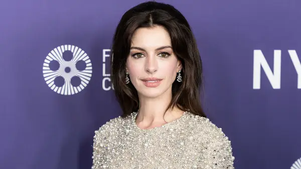 Anne Hathaway attends presentation of movie Armageddon Time during 60th New York Film Festiva