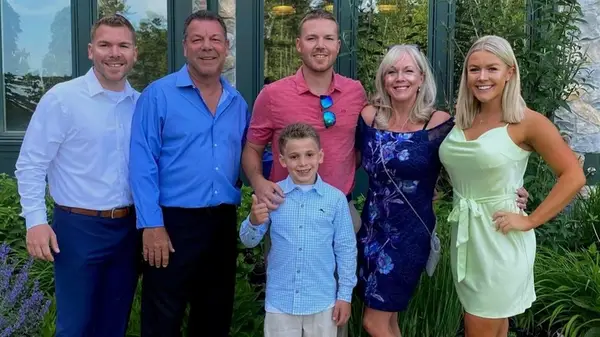 Karoline Leavitt posing with her family