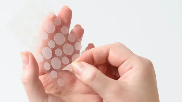 Sheet of pimple patches