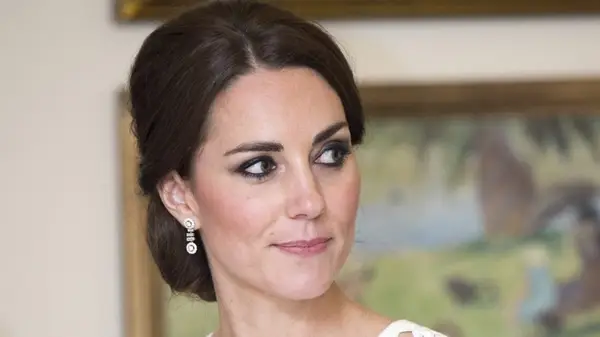 Kate Middleton with an updo in 2014