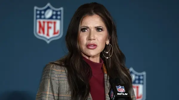 Kristi Noem with a neutral expression