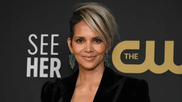 Halle Berry with a blonde pixie