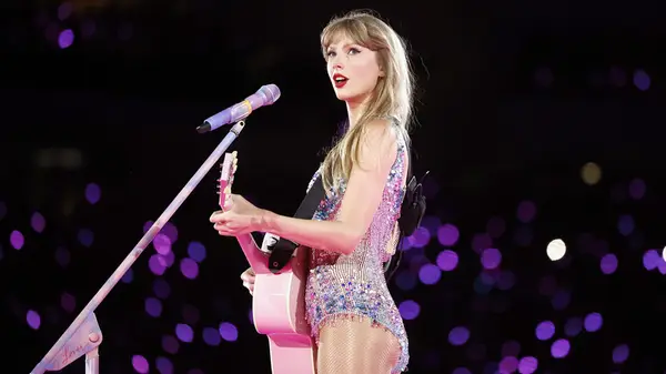 Swift performing at The Eras Tour