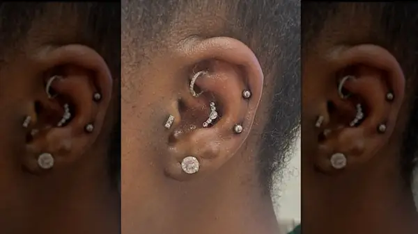 Auricle piercings