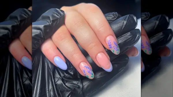 Lavender nails on Instagram