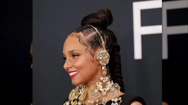 Alicia Keys at the 2025 Grammy Awards