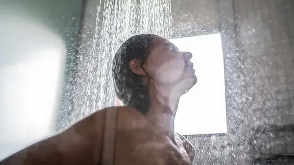 Woman in the shower