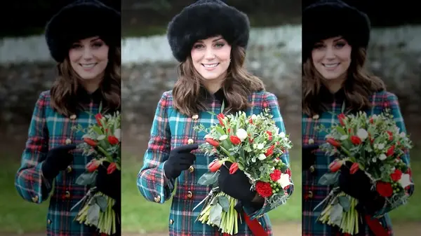 Kate Middleton at Christmas Day service 2017