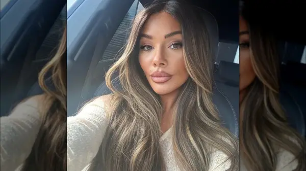 Woman with long hair