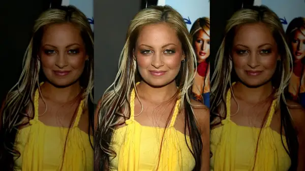 Nicole Richie with long mixed extensions