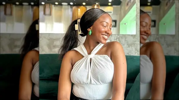 Ponytail with a claw clip