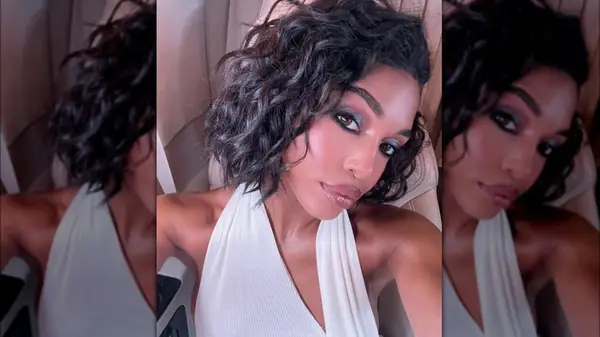 Lori Harvey takes a selfie