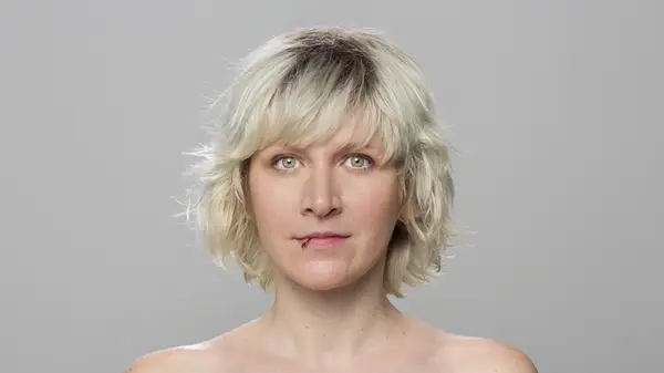 Woman posing for photo