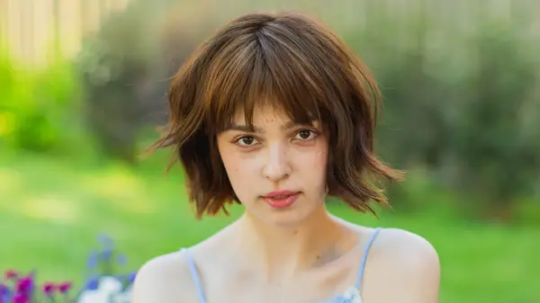 Woman posing for photo