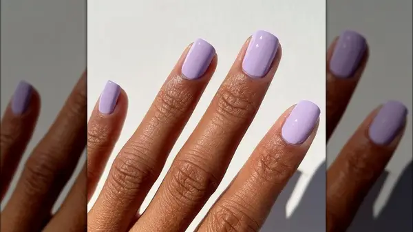 Lilac nails