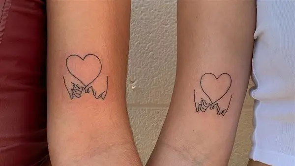 Heart tattoos