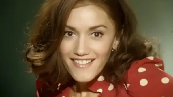 Gwen Stefani with brunette hair