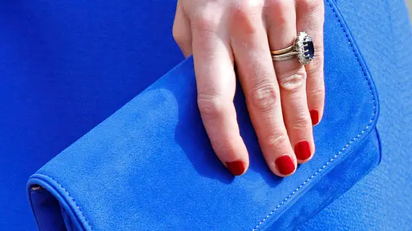 Kate Middleton with red nails