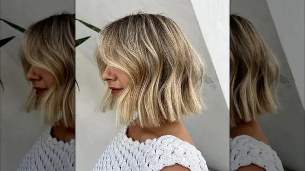 Woman with a blunt bob