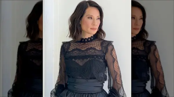 Woman with a lob cut