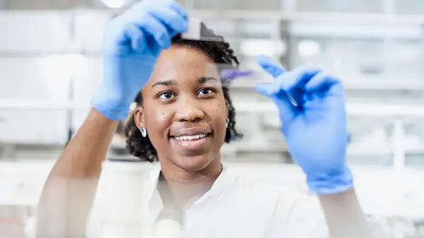 scientist working in lab