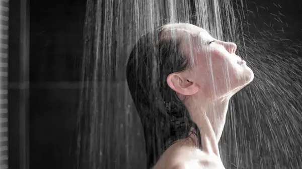 Woman in the shower