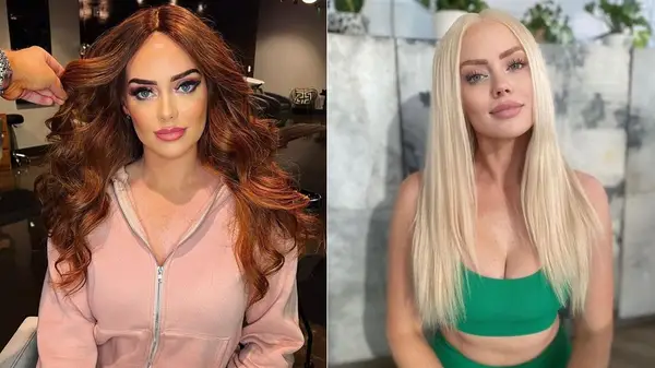 Kathyrn Dennis wearing wigs