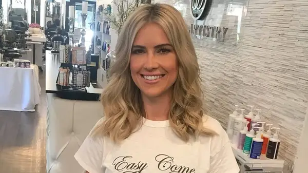 Christina Haack with a shoulder-skimming hairdo