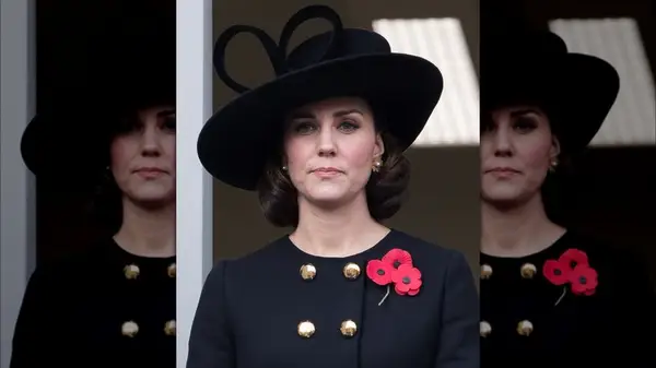 Kate Middleton with a faux bob