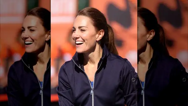 Kate Middleton with a ponytail