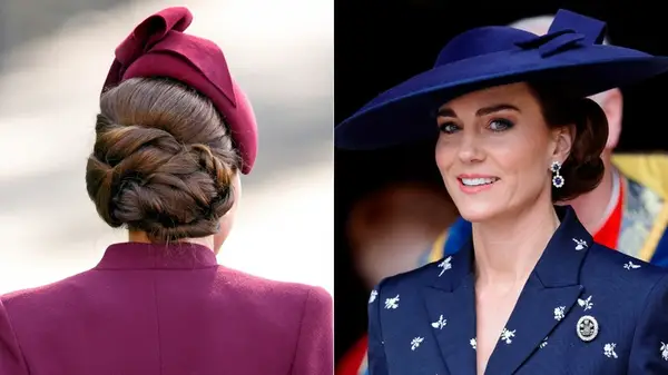 Kate Middleton wearing updos