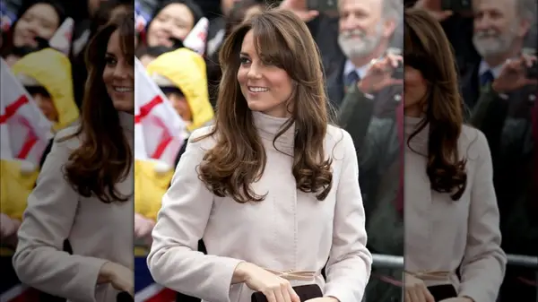 Kate Middleton with bangs