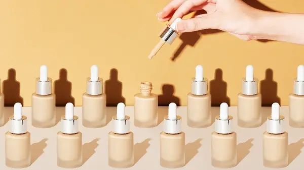 Serum foundation bottles