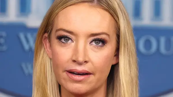Kayleigh McEnany at a White House press briefing