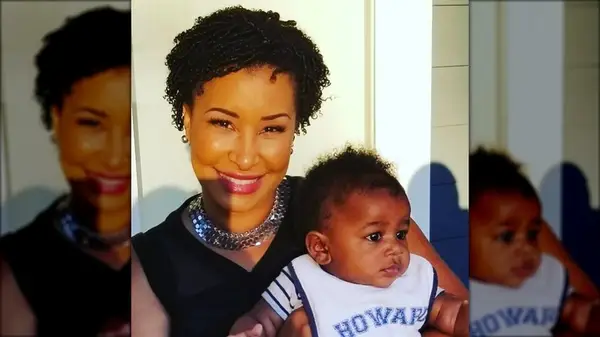 Mikki Bey with her son