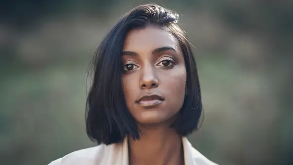 Woman with a blunt bob