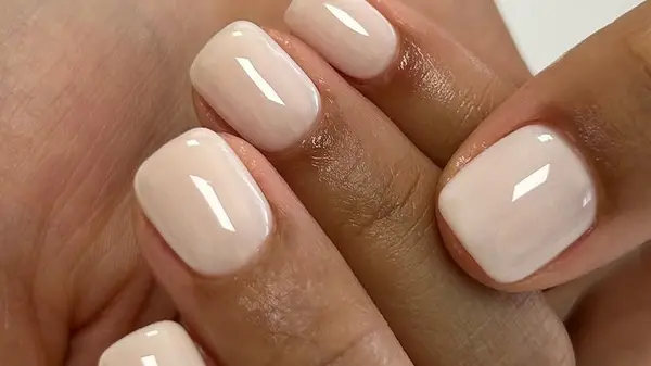 Light neutral nails
