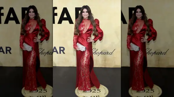 Kimberly Guilfoyle attends the amfAR Gala Cannes 2025