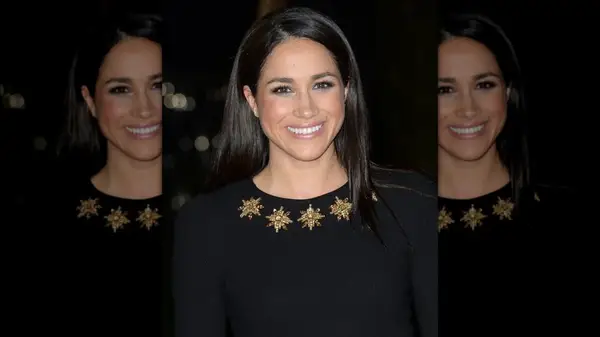 Meghan Markle with dark hair