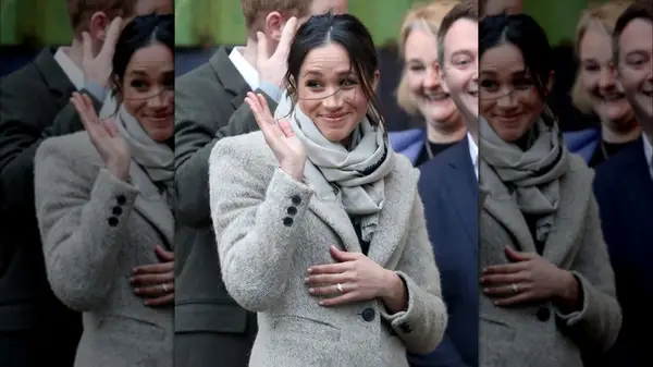 Meghan Markle with an up-do